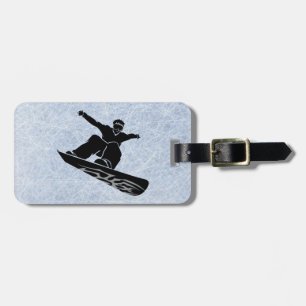 snowboarder bagagebricka