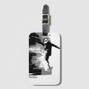 Snowboarder Bagagebricka