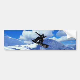 snowboarder bildekal