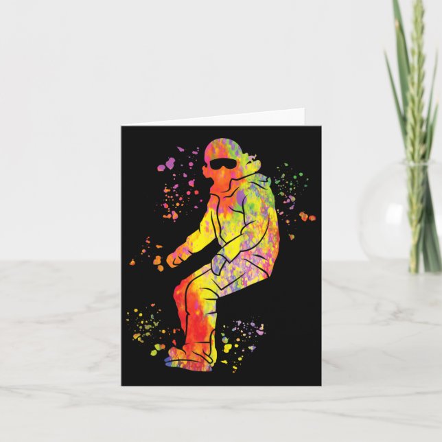 Snowboarder Colorful Snowboarding 41 Kort (Framsida)