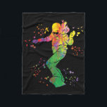 Snowboarder Colorful Snowboarding 9 Fleecefilt<br><div class="desc">Snowboarder Colorful Snowboarding 9</div>