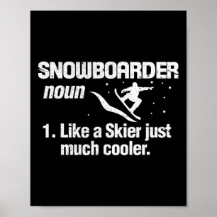 Snowboarder definition betyder softonombord Snowbo Poster