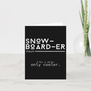 Snowboarder Definition Funny Snowboarding Winter S Kort