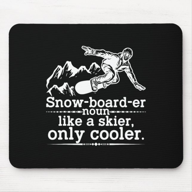Snowboarder Definition Funny Snowboarding Winter S Musmatta (Framsidan)