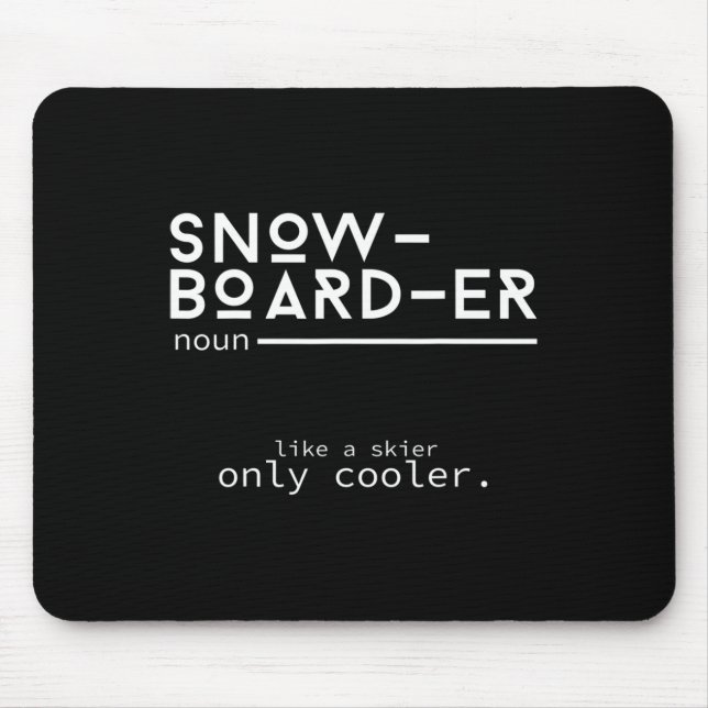 Snowboarder Definition Funny Snowboarding Winter S Musmatta (Framsidan)