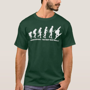 Snowboarder Evolution of Snowboarding T Shirt