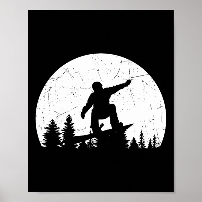 Snowboarder Free Stil Snowboarding Expanr Poster (Framsidan)