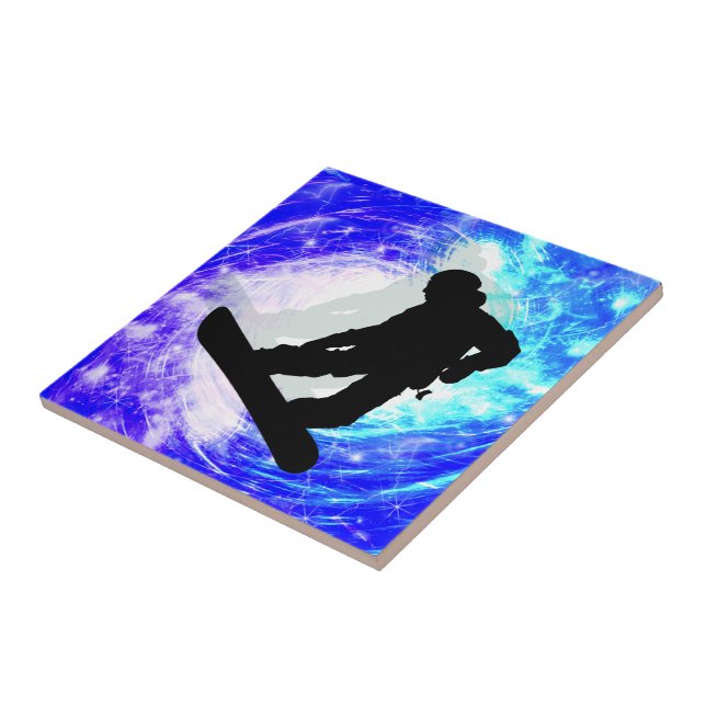 Snowboarder i Whiteout Kakelplatta (Sidan)