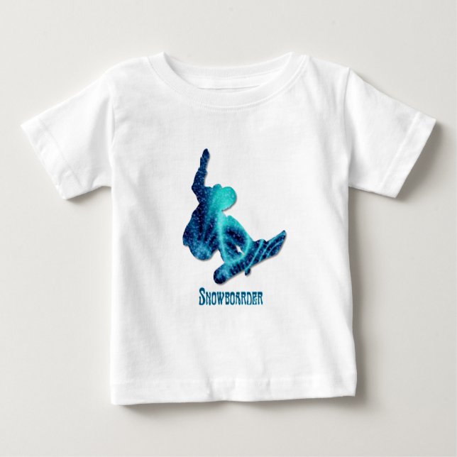Snowboarder Infant Tee Shirt (Framsida)