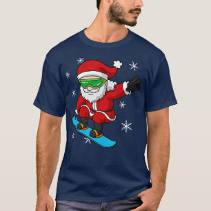 Snowboarder jul Jultomten Snowboard Snowbo T Shirt