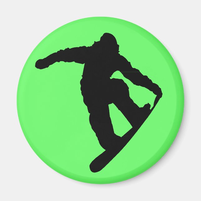 Snowboarder Magnet (Framsidan)
