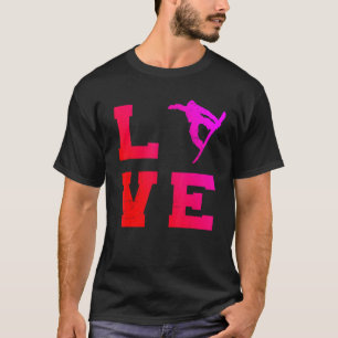 Snowboarder-Manarna för kvinnor T Shirt