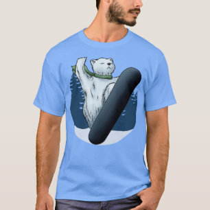 Snowboarder med polar 2 t shirt