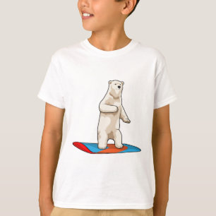 Snowboarder med snurrbord, polar t shirt