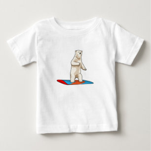 Snowboarder med snurrbord, polar t shirt