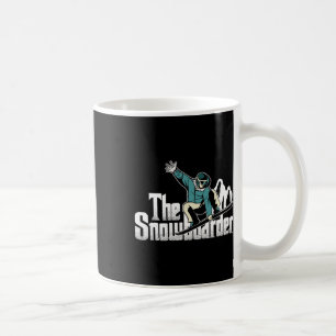 Snowboarder Mountains Winter Extreme Snowbo Kaffemugg