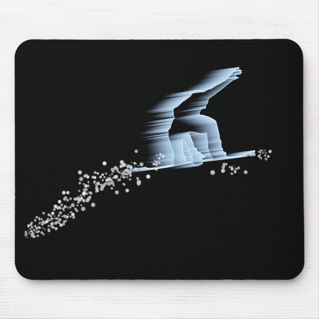 Snowboarder Mousepad Musmatta (Framsidan)