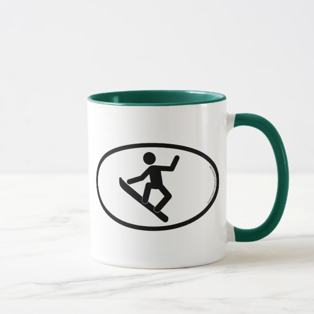 Snowboarder Mugg (Höger)