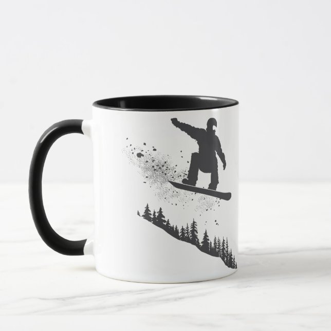 Snowboarder Mugg (Vänster)