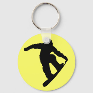 Snowboarder Nyckelring