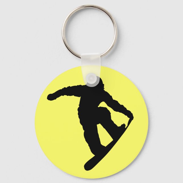 Snowboarder Nyckelring (Framsida)
