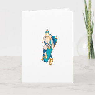 Snowboarder People Kort