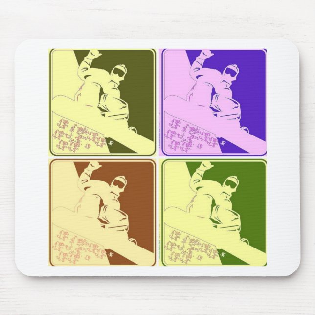 Snowboarder/Pop Art Musmatta (Framsidan)