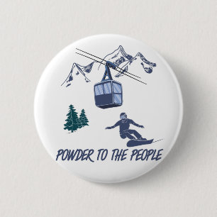 Snowboarder Power to People Ski Resort Knapp
