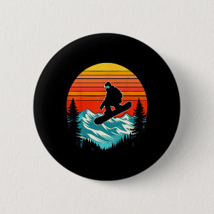 Snowboarder Retro Snowboarding Extreme S Knapp