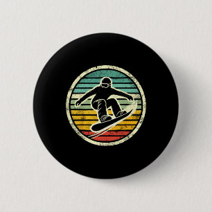Snowboarder Retro Snowboarding Extreme S Knapp
