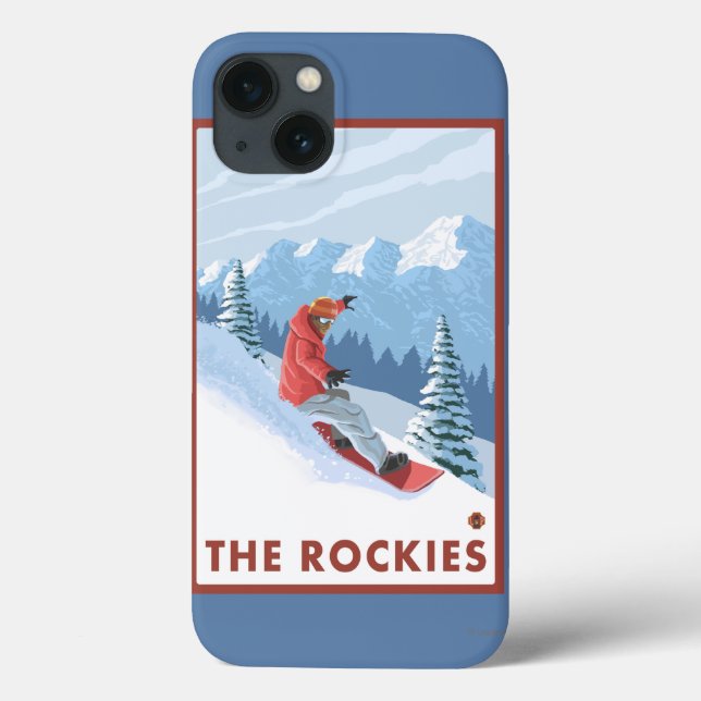 Snowboarder Scene - Rockies (Baksida)