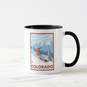 Snowboarder SceneColorado Mugg