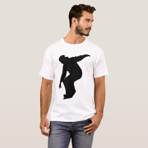 Snowboarder Silhouette Tee Shirt