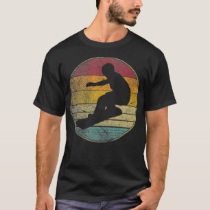 Snowboarder Snö Board Retro Ski Snowboard Mountai T Shirt