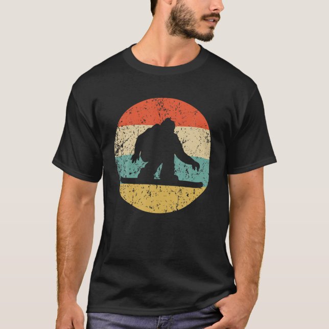 Snowboarder Snowboarder Snowboard Retro Winter Sp T Shirt (Framsida)