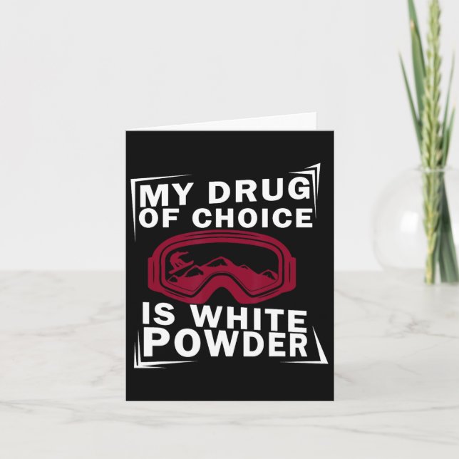 Snowboarder Snowboarder Snowboarden Min chokladdry Kort (Framsida)