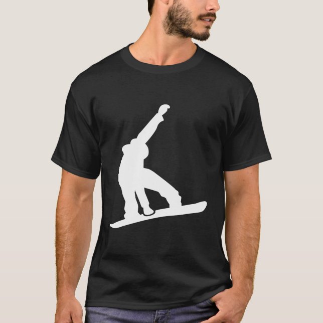 Snowboarder Snowboarder T Shirt (Framsida)