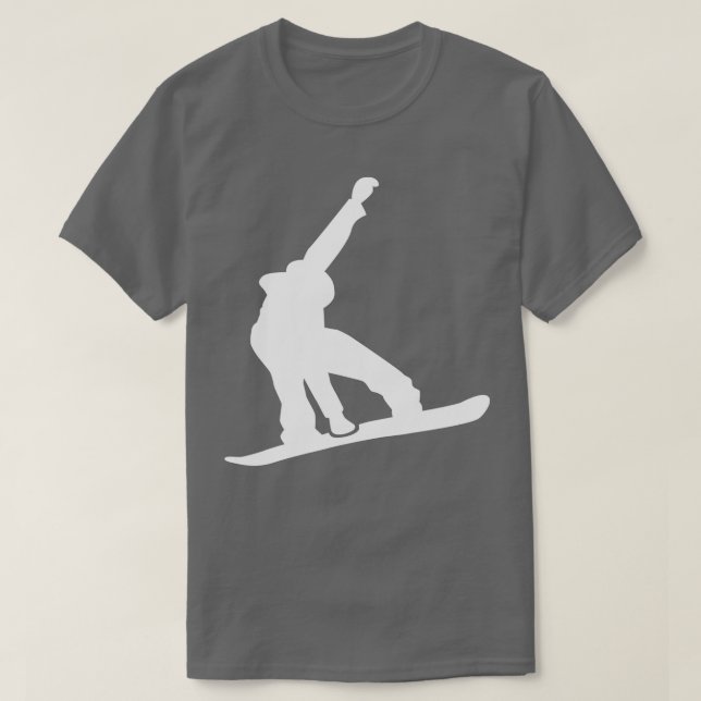 Snowboarder snowboarding t shirt (Design framsida)