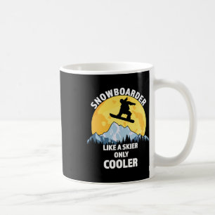 Snowboarder som en skier - Underbar soppa Kaffemugg
