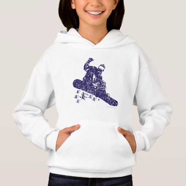 Snowboarder som fångar drivrutiner för Snö T Shirt (Framsida)