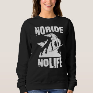 Snowboarder Sprüche Lustig No Ride No Life Snowbo T Shirt
