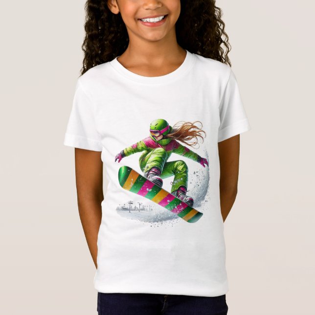 Snowboarder T-Shirt (Framsida)