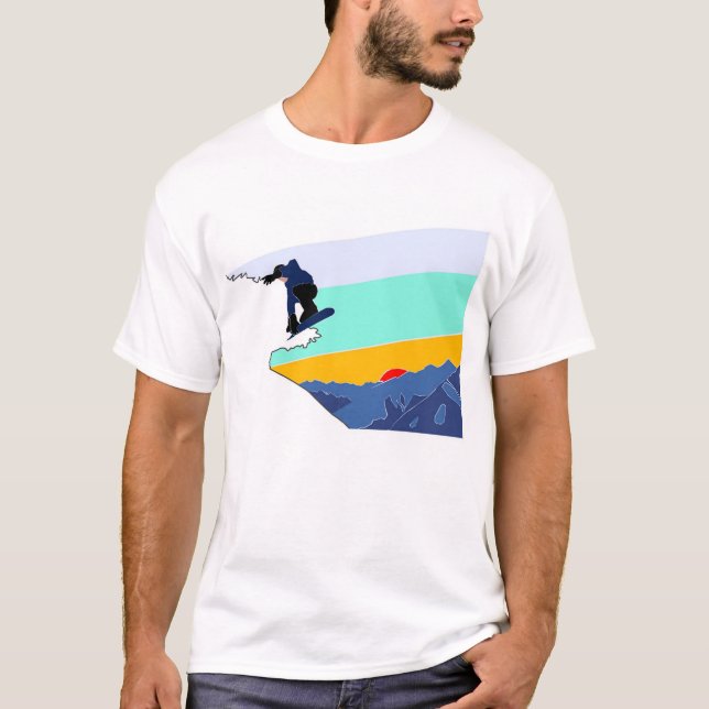 Snowboarder T-shirt (Framsida)