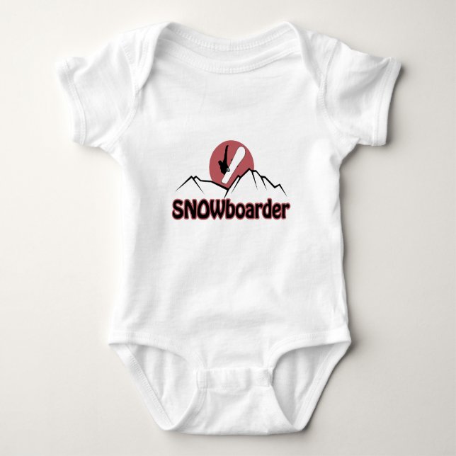 Snowboarder Tee Shirt (Framsida)
