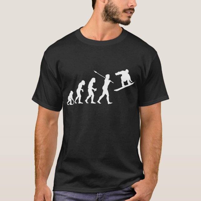Snowboarder Tee Shirt (Framsida)