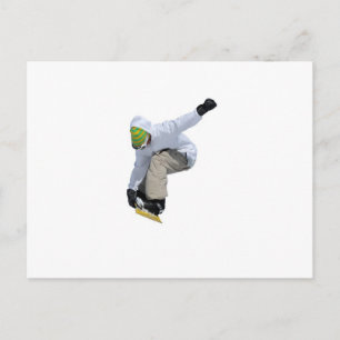 snowboarder vykort