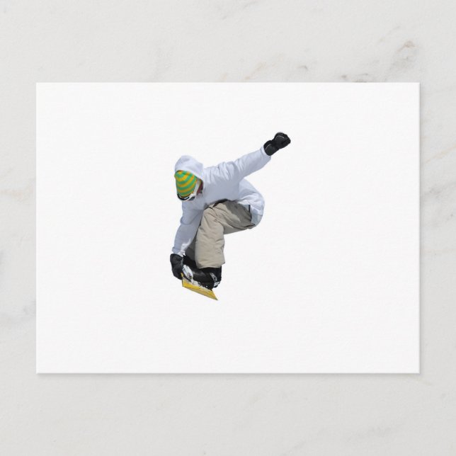snowboarder vykort (Framsida)