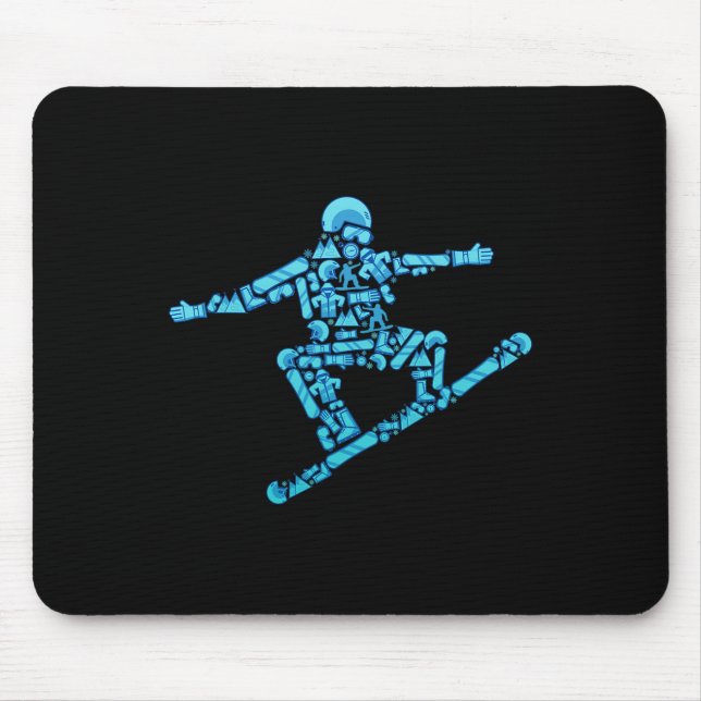 Snowboarder - Wintersport Snowboard Snowboarding Musmatta (Framsidan)