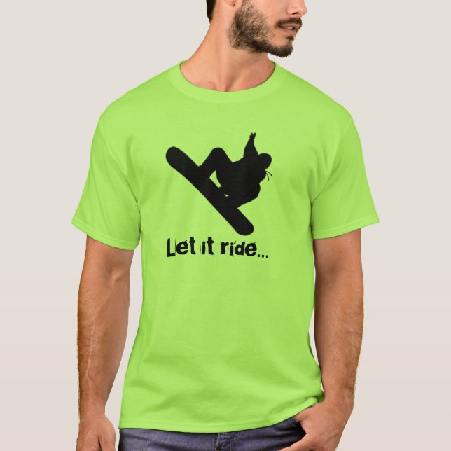 snowboarderen l5At det rida… Tee Shirt (Framsida)