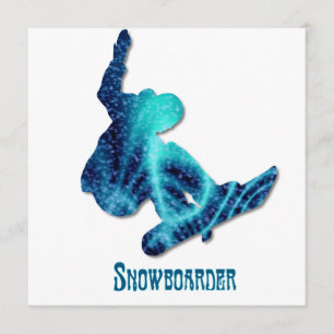 Snowboarderinbjudan Inbjudningar